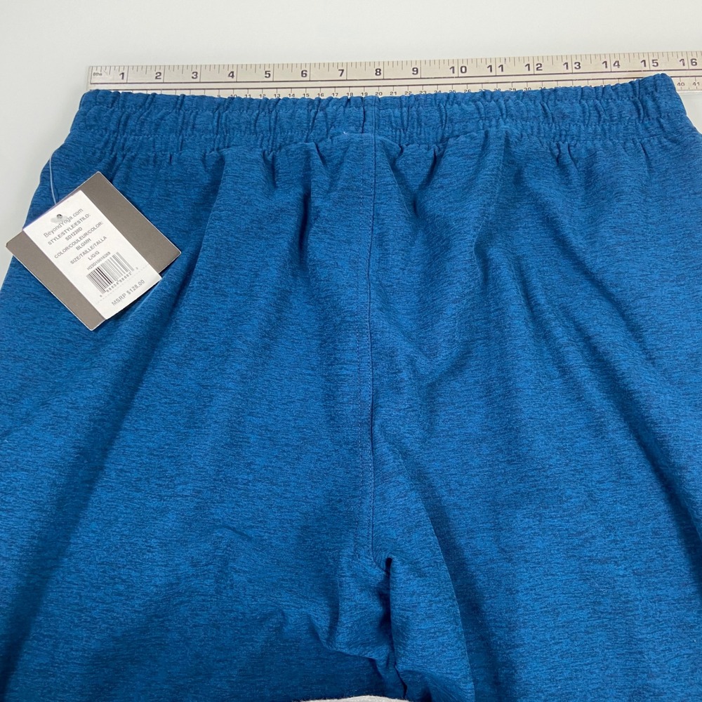 Beyond Yoga Mens L Blue Jogger Sweatpants NEW SD1220D Heathered Active Pants
